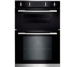 RANGEMASTER  RMB9048BL/SS Electric Double Oven - Black & Stainless Steel